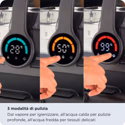 Ariete 2484 Spot Cleaner Steam PRO 5in1, Lavatappeti e pulitore a vapore, Elimina macchie da interni Auto, Divani, Moquette, Materassi, tappeti, 1800W, 3 modalità di pulizia, Elevata potenza aspirante, Pet care, 2 serbatoi - Vista aggiuntiva 6