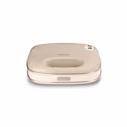 Ariete 1963 Sandwich Maker Vintage, Piastra elettrica per toast, Sandwich e panini, 750W, Piastre fisse grill, Rivestimento antiaderente, Posizione e riponimento verticale, Beige - Vista aggiuntiva 2