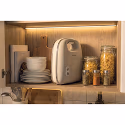Ariete 1963 Sandwich Maker Vintage, Piastra elettrica per toast, Sandwich e panini, 750W, Piastre fisse grill, Rivestimento antiaderente, Posizione e riponimento verticale, Beige - Vista aggiuntiva 5
