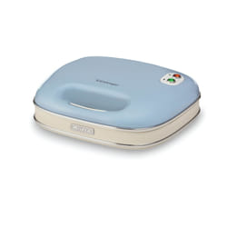 Ariete 1963 Sandwich Maker Vintage, Piastra elettrica per toast, Sandwich e panini, 750W, Piastre fisse grill, Rivestimento antiaderente, Posizione e riponimento verticale, Verde