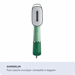 Ariete 4301 Steam Style, Ferro da stiro verticale, 1200W, Colpo vapore 20g/min, Vapore in 30 secondi, Capacità 80ml, Mint - Vista aggiuntiva 4