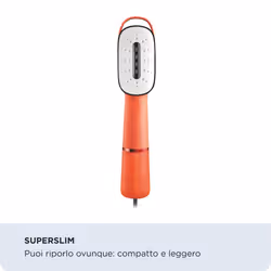 Ariete 4301 Steam Style, Ferro da stiro verticale, 1200W, Colpo vapore 20g/min, Vapore in 30 secondi, Capacità 80ml, Coral - Vista aggiuntiva 4