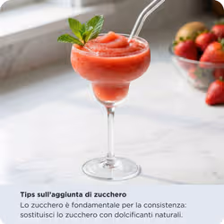 Ariete 655 MySlush & IceCream, Macchina per granite, gelati e frozen drink, Serbatoio 2,6L, 30-60 minuti di preparazione, 6 programmi automatici, Senza ghiaccio - Vista aggiuntiva 5