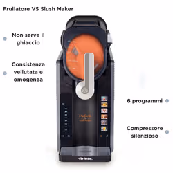 Ariete 655 MySlush & IceCream, Macchina per granite, gelati e frozen drink, Serbatoio 2,6L, 30-60 minuti di preparazione, 6 programmi automatici, Senza ghiaccio - Vista aggiuntiva 8