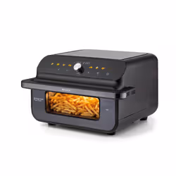 Ariete 4649 Air Fryer + Grill Pizza oven, Friggitrice e forno pizza, 2000W, Capacità 10L, 8 programmi di cottura, Timer, Cuoce una pizza intera, Finestra trasparente + luce, doppia resistenza, fino a 230°C - Vista aggiuntiva 2
