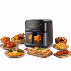 Ariete 4642 Air Fryer e Grill 10L Digital, 2100W, Doppia resistenza superiore e inferiore, Capacità XXXL 10L, 14 programmi di cottura, Pannello touch, Avvio ritardato, Timer, Finestra trasparente, fino a 200°C, Black - Vista aggiuntiva 3