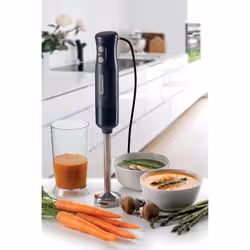 Ariete 601 Frullatore a Immersione Breakfast, Frullatore a immersione, 700 W, 2 velocità, Lama in acciaio inox, Gamba removibile, Bicchiere trasparente, Dark & Sahara Grey - Vista aggiuntiva 3
