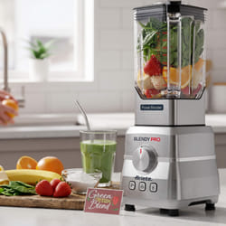 Ariete 577/4 Blendy Pro, Frullatore elettrico professionale, 1500W, 6 lame, Capacità 2L, Tazza da viaggio 500ml, 3 programmi, Piedini antiscivolo