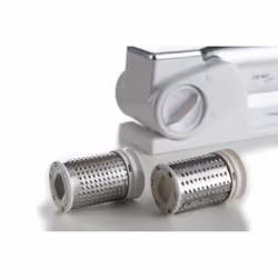 Ariete 44 Gratì Metal - Grattugia Elettrica Senza Filo - 1 kg formaggio con 1 ricarica - 2 rulli fori grandi e fini - bianco e argento - Vista aggiuntiva 5