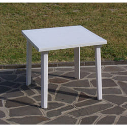 Tavolo resina art.59 cm. 80x80 bianco