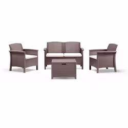 Il set da salotto BICA Venezia 2 Brown è perfetto per arredare il tuo giardino, terrazzo o veranda con un tocco di eleganza e ...
