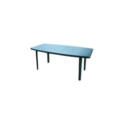 Tavolo da giardino rettangolare 180 x 90 centimetri tavolo per esterni color verde
