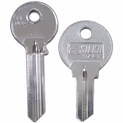 CHIAVE SILCA SERRATURE A CIL. VI8 VIRO OTTONE Referenza : VI8 Marca : Viro Chiavi piatte per serrature a cilindro