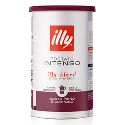 Illy Soft can da 185g di caffè macinato per Moka Tostato INTENSO