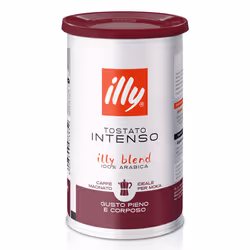Illy Soft can da 185g di caffè macinato per Moka Tostato INTENSO - Vista aggiuntiva 3