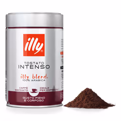 Illy Barattolo da 250g di caffè macinato per Espresso Tostato INTENSO - Vista aggiuntiva 2