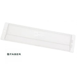 Plafoniera vetrino luce cappa Faber 188 x 64 mm plastica 1330018582 ariston