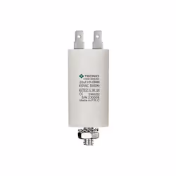 CAPACITORE 20 µF Condensatore di potenza. La costruzione esterna del condensatore di spunto è in contenitore cilindrico con g ...