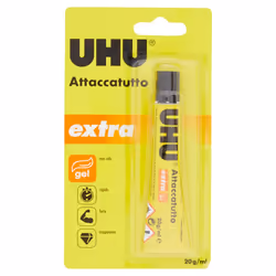 UHU Extra blister 20ml, Gel, Adesivo per contatto, Tubo, 20 ml, 20 g