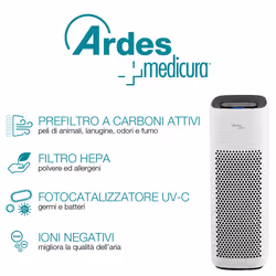 Ardes ARM8P03 purificatore 35 m² Bianco - Vista aggiuntiva 5