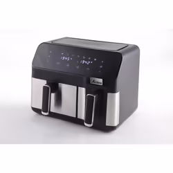 Ardes ARFRYA03D friggitrice Doppia 9 L Indipendente Friggitrice ad aria calda Nero, Acciaio inox - Vista aggiuntiva 4