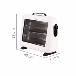 Ardes AR444 stufetta elettrica Interno Bianco 800 W Riscaldatore di ambienti elettrico al quarzo - Vista aggiuntiva 5