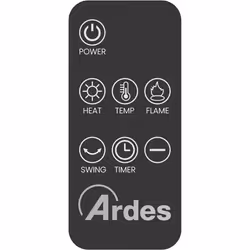 Ardes AR4P22FP stufetta elettrica Interno Nero 2000 W Riscaldatore ambiente elettrico con ventilatore - Vista aggiuntiva 5