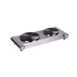 Ardes ARFOEL02, Acciaio inox, Superficie piana, 53 cm, Piastra sigillata, Di ghisa, 2 Fornello(i)
