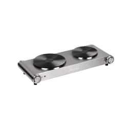 Ardes ARFOEL02 piano cottura Acciaio inox Superficie piana 53 cm Piastra sigillata 2 Fornello(i)
