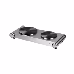 Ardes ARFOEL02 piano cottura Acciaio inox Superficie piana 53 cm Piastra sigillata 2 Fornello(i)