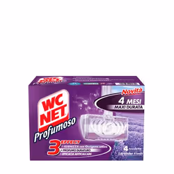 WC Net M74393, WC (toilette), Blocco deodorante, Solido, Clip sul bordo, Lavanda, Viola