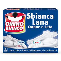 Omino Bianco Sbianca Lana