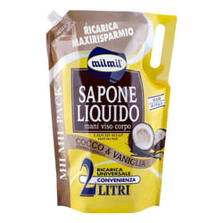 MilMil Sapone Liquido Cocco&Vaniglia Maxi Ricarica Busta