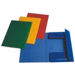 Esselte Cartelle a tre lembi plastificate, A4, Rosso, 250 mm, 350 mm