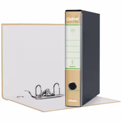 Esselte Registratori in cartone con custodia OXFORD GREEN con meccanismo N.1 - F.to Commerciale - Dorso 5 - Vista aggiuntiva 2