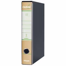 Esselte Registratori in cartone con custodia OXFORD GREEN con meccanismo N.1 - F.to Commerciale - Dorso 5 - Vista aggiuntiva 3