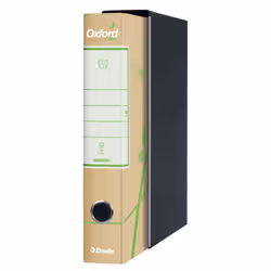 Esselte Registratori in cartone con custodia OXFORD GREEN con meccanismo N.1 - F.to Commerciale - Dorso 5 - Vista aggiuntiva 4