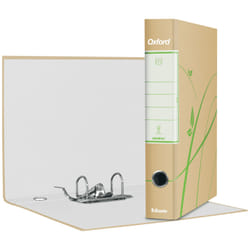 Esselte Registratori in cartone con custodia OXFORD GREEN con meccanismo N.1 - F.to Protocollo - Dorso 5