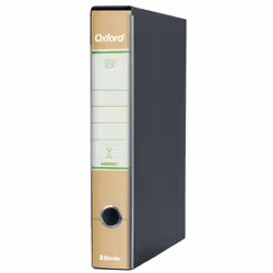 Esselte Registratori in cartone con custodia OXFORD GREEN con meccanismo N.1 - F.to Protocollo - Dorso 5 - Vista aggiuntiva 3