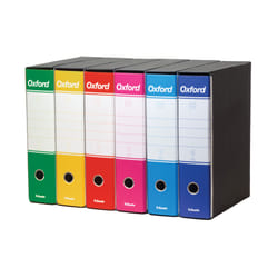 Esselte OXFORD COLOR MIX V2 - 6 Registratori OXFORD G85 Formato Protocollo Dorso 8