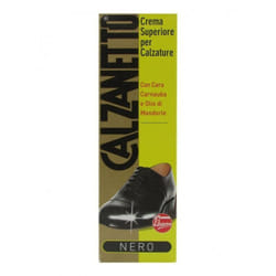 Crema lucida scarpe 'superiore' colore nero