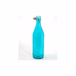 Codice: 3C-BOR190860 Marca: BORMIOLI. BOTTIGLIA GIARA AZZURRA Bottiglia Giara azzurra. Bottiglia in vetro con scrocchetto a c ...