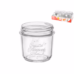 Bormioli Rocco Barattolo 4 Stagioni 0,2 lt, 85 mm, 85 mm, 90 mm, 280 g, 1 pz, 250 mm