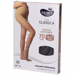 Sauber Collant 70 Denari Premaman per Comfort e Supporto in Gravidanza Taglia V