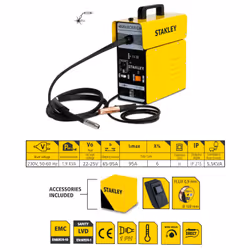 Saldatrice MOG No Gas Compatta con Filo Animato Stanley Mikromig - Vista aggiuntiva 2
