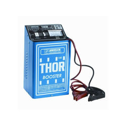 Ribimex - Awelco Thor 150 - Caricabatterie auto blu compatto 12V/24V con manometro analogico
