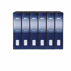 Rexel Dox 2 Registartore A Leva Formato A4+ Blu - Vista aggiuntiva 4