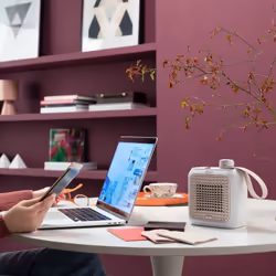De’Longhi HFX10B03.PK Interno Rosa, Bianco 360 W Riscaldatore ambiente elettrico con ventilatore - Vista aggiuntiva 6