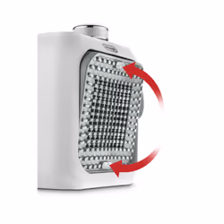 De’Longhi HFX10B03.GR stufetta elettrica Interno Grigio, Bianco 350 W Riscaldatore ambiente elettrico con ventilatore - Vista aggiuntiva 6