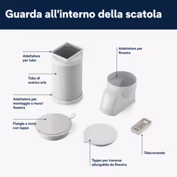 De’Longhi PAC ES72 Classic condizionatore portatile 65 dB 808 W Bianco - Vista aggiuntiva 6